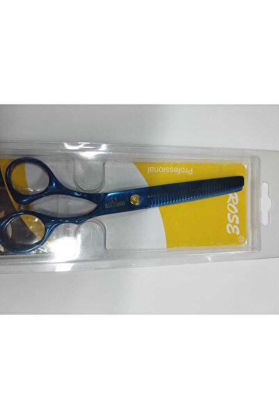 Rose Pet Profesyonel Çelik Ara Makas 6.5'' Mavi