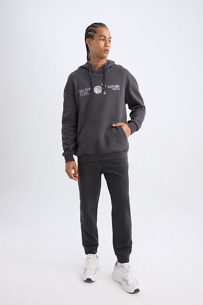 DeFacto Φούτερ με κουκούλα Golden State Warriors Boxy Fit - D0674ax24au