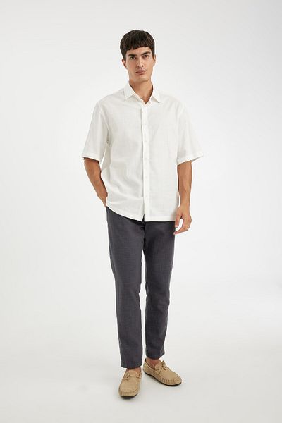 DeFacto Jogger Pants Slim Fit Slim Fit Straight Leg Cotton Pocket D2671Ax24Au