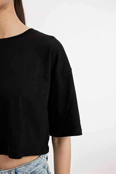 DeFacto Coool Oversize Fit 2-Pack Basic Short Sleeve T-Shirt D2407Axns