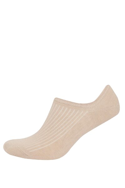 DeFacto Men's Invisible 3-Piece Cotton Sneaker Socks 3190487