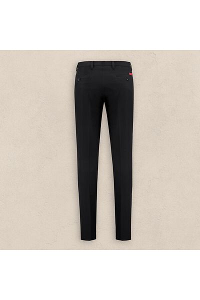 Sarar Interview Woven Fabric Self-Patterned Slim Fit Black Pants
