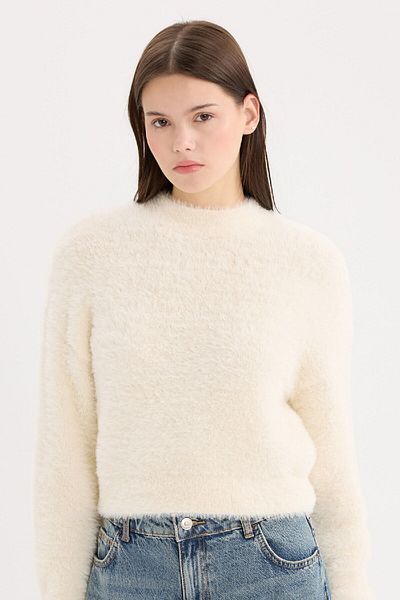 DeFacto Strickpullover mit normaler Passform, halber Rollkragenpullover A2012AXNS