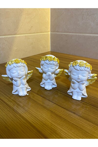 ELBUCOLECTION Gold Detaylı Üçlü Melek Set