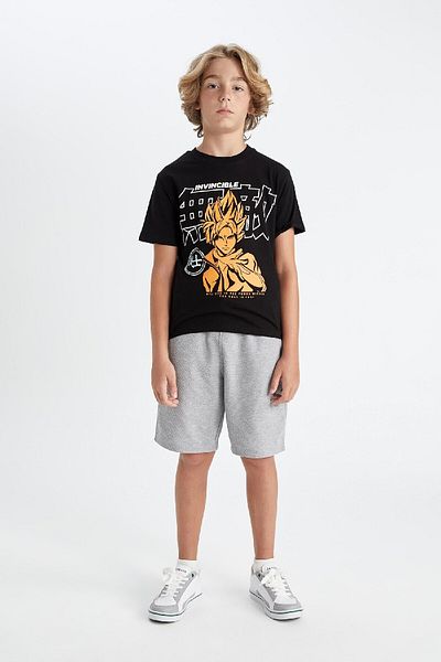DeFacto Boy's Short Sleeve Crew Neck T-Shirt A0449a824hs