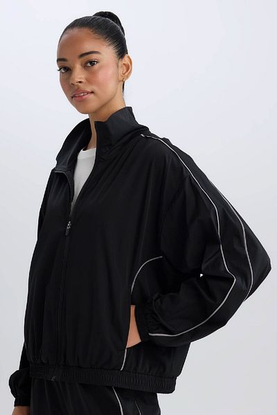 DeFacto Defactofit - Wide Fit Cardigan with Pockets and Zipper C9625Ax25Sp