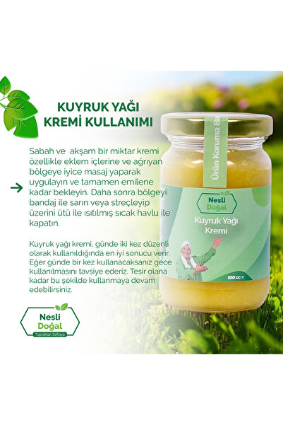 Neslidogal Doğal Kuyruk Yağı Kremi 100 Gr