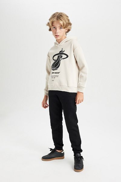 DeFacto Nba Miami Heat Boy's Hooded Sweatshirt - D3143A824Au