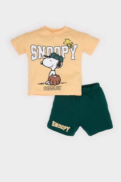 DeFacto Snoopy Salmon Baby Boy Top-Underwear Set E6920A5/Og283