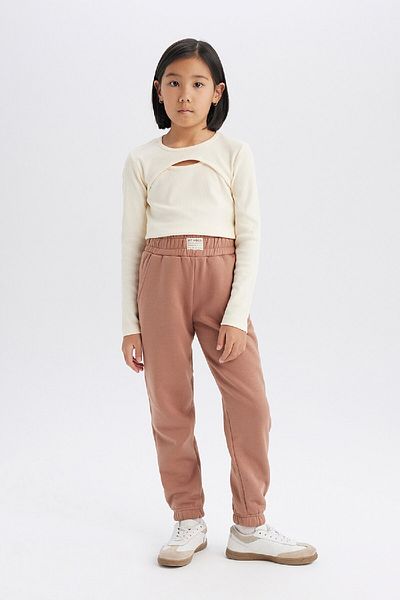 DeFacto Κορίτσι - Ελαστική μέση Jogger Sweatpants D3206a824wn