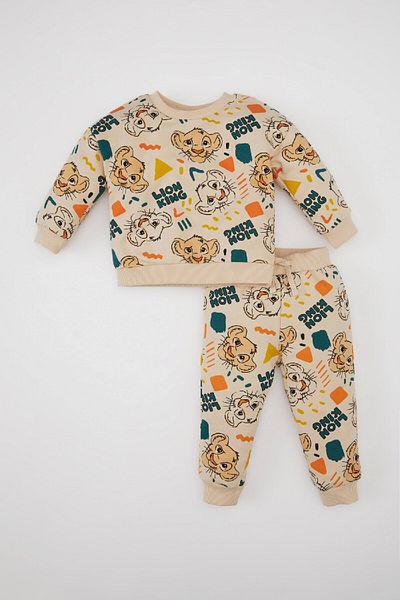 DeFacto Baby Boy 2P Disney Lion King Cycling Sweatshirt and Jogger