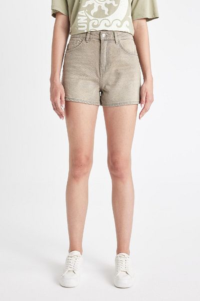 DeFacto Jeansshorts mit hoher Taille und Mom-Fit - D2191AX24HS