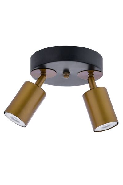 Step Aydınlatma Spot 2li Siyah Eskitme Yön Değiştiren Oynar Başlıklı