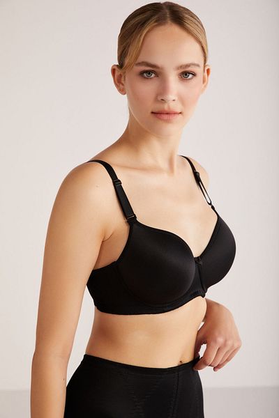 Kom Soft Covered Unpadded and Unpadded Bra with Detachable Straps
