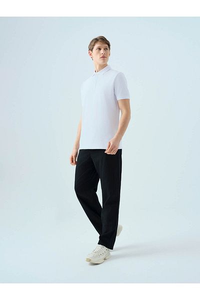 Loft Ανδρικό μπλουζάκι Regular Fit Polo White Lf2035136
