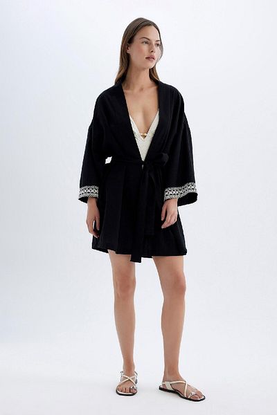 DeFacto Regular Fit Baumwolle Kimono-fall In Love D2746axns