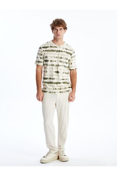 LC Waikiki Ανδρικό T-Shirt Standard Mold 100% βαμβακερό μαλακό χτενισμένο βαμβακερό ύφασμα