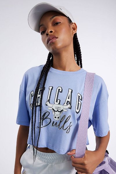 DeFacto Tricou cu mânecă scurtă Fit Nba Chicago Bulls C6310ax24hs
