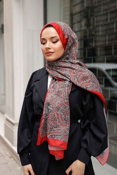 QASSA SHAL Blue Ethnic Pattern Soft Shawl, Lari Series
