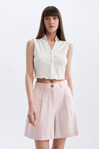DeFacto Shorts mit weitem Bein und hoher Taille - D1198AX24SM