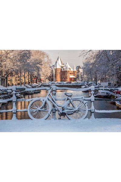 Zumzeria Tablou Canvas Winter Sightseeing Landscape, 80x50cm, Tabloucanvas1203, ®