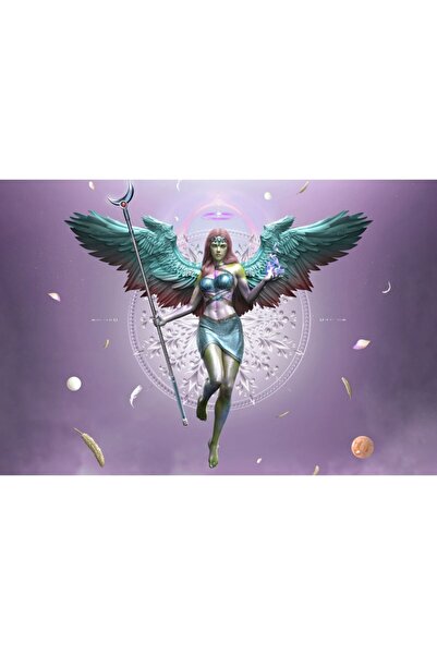 Zumzeria Πίνακας σε καμβά Άγγελος του Αιθέρα, 80x50εκ., tableou947,