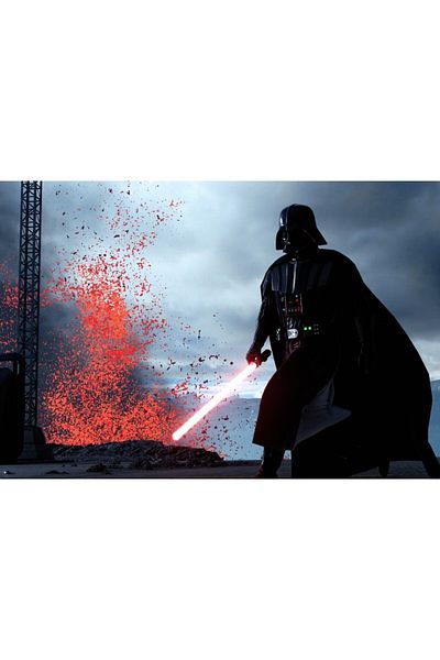Zumzeria Tablou Canvas Star Wars Darth Vader Red, 80x50cm, Zumzeria®