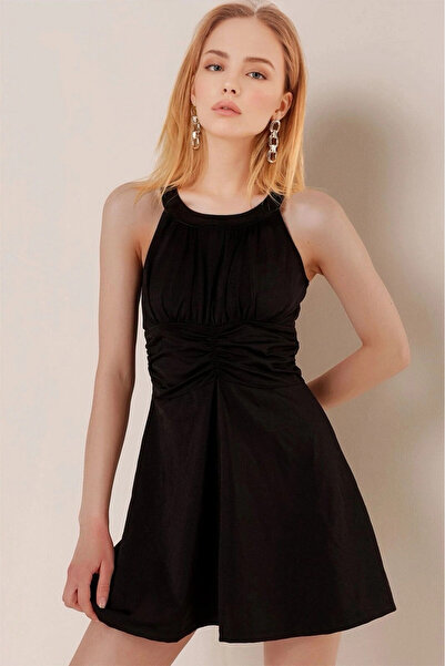 hazelin Women's Black Shorts Dress Swimsuit Hzl25S-Ar19211