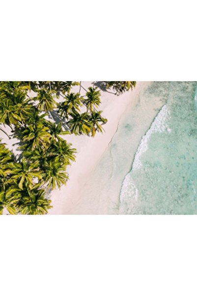 Zumzeria Αεροφωτογραφία καμβά Tablou σε καμβά με τέλεια παραλία, 80x50εκ., ta...
