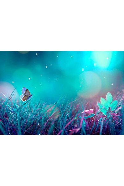 Zumzeria Καμβάς Tablou Πεταλούδα που Πετάει Πάνω από το Καλοκαιρινό Λιβάδι, 8...