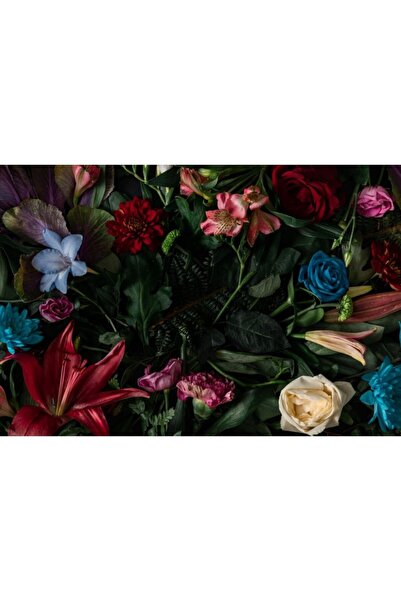 Zumzeria Tablou Canvas Handful Of Colorful Flowers, 80x50cm, tabloucanvas392,...