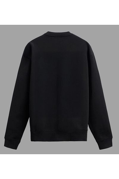 Edizen Unisex Oversize 100% Cotton Black Drake Premium Sweatshirt