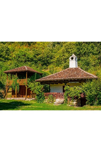 Zumzeria Tablou Canvas γραφικό αγροτικό τοπίο, 80x50cm, tabloucanvas1072, Zum...