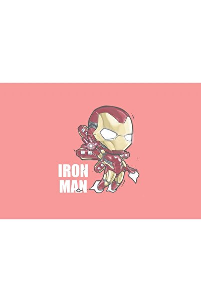 Zumzeria Πίνακας σε καμβά Iron Man Chibi, 80x50εκ.,
