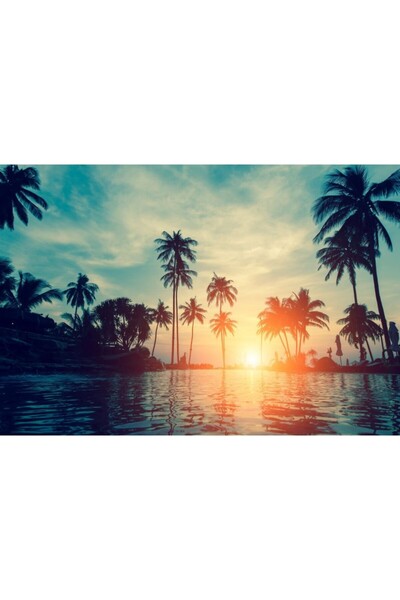 Zumzeria Tablou Canvas Tropical Twilight, 80x50cm, tabloucanvas1011, ®