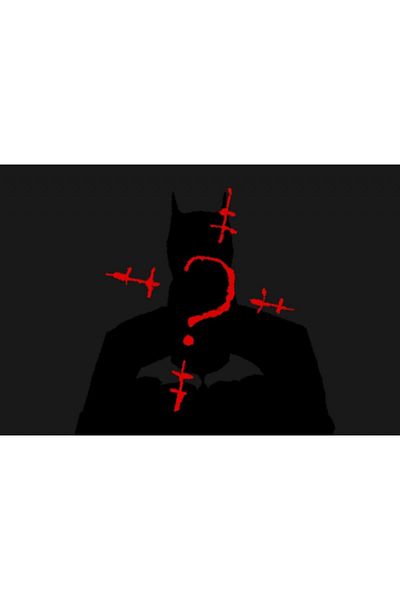 Zumzeria Tablou Canvas The Batman Riddle, 80x50cm, tablou1131, Zumzeria ®