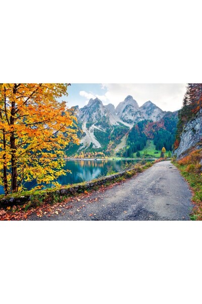 Zumzeria Πίνακας σε καμβά "Εκπληκτικό Φθινόπωρο Πάνω από το Βουνό", 80x50εκ.,...