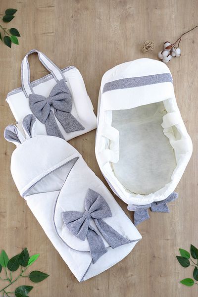 Sitilin Baby Girl and Boy Fancy Stroller Swaddle Blanket and Bag Baby Carrier Set (Stl6957)