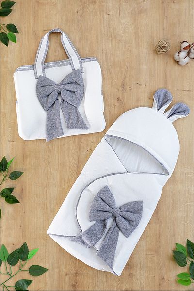 Sitilin Baby Girl and Boy Fancy Stroller Swaddle Blanket and Bag Baby Carrier Set (Stl6957)