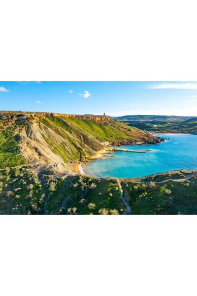 Zumzeria Tablou Canvas Beautiful Beach In Malta, 80x50cm, tabloucanvas934, ®