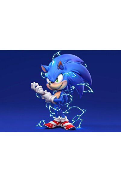 Zumzeria Tablou Canvas Maya Arnold Sonic The Hedgehog 2, 80x50cm, tablou669, ...