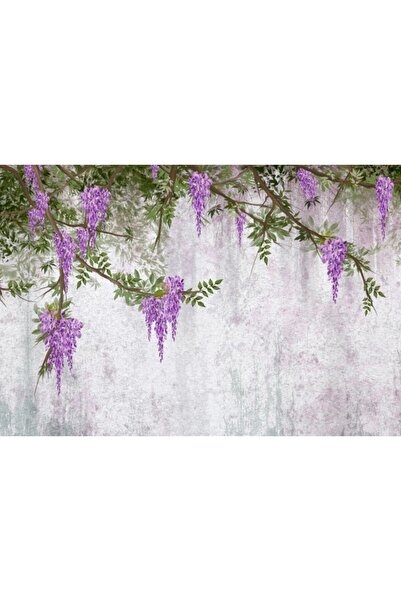 Zumzeria Tablou Canvas Curly Wisteria Flowers σε κλαδιά, 80x50cm, tabloucanva...