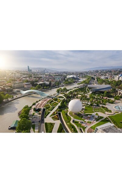 Zumzeria Tablou Canvas Beautiful Touristic City In The Skyline, 80x50cm, tabl...