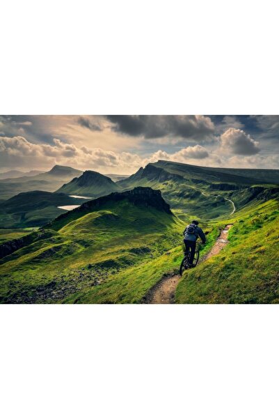 Zumzeria Πίνακας σε τέλειο καμβά Σκωτσέζικα Λιβάδια, 80x50εκ., Canvas899,