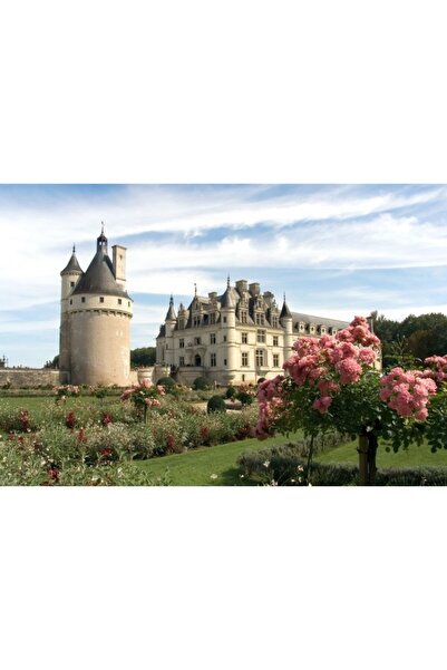 Zumzeria Tablou Canvas Beautiful Old Citadel In France, 80x50cm, tabloucanvas...