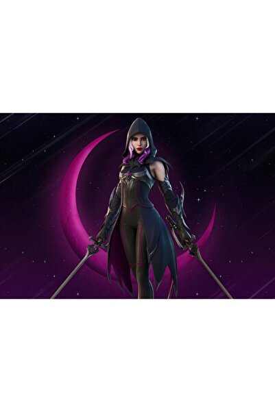 Zumzeria Tablou Canvas Fortnite Nighttime Huntress, 80x50cm, tablou686, Zumze...