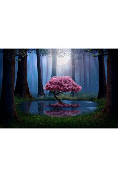 Zumzeria Tablou Canvas Cherry Blossom Fantasy, 80x50cm, tabloucanvas327, Zumz...