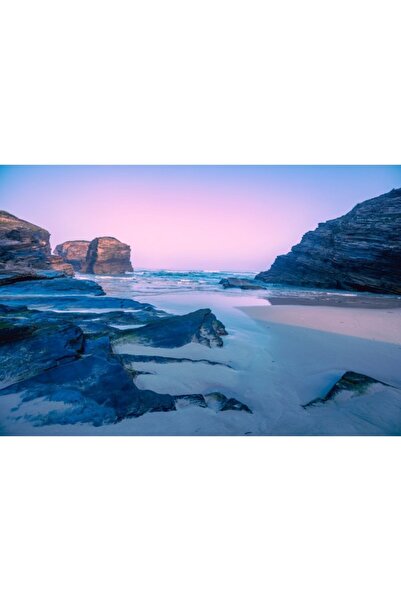 Zumzeria Πίνακας σε καμβά Golden Beach At Sunrise, 80x50εκ., καμβάς 965, Zumzeria ®