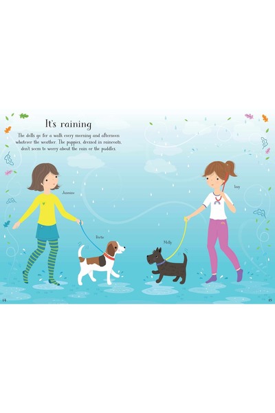 Usborne Sticker book - Sticker Dolly Dressing: Puppies
