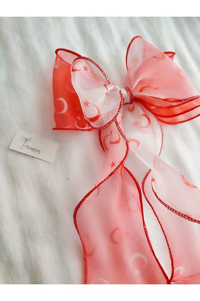 Nuasya Red White April 23 May 19 Special Day Buckle Children Adult, Bow Buckle